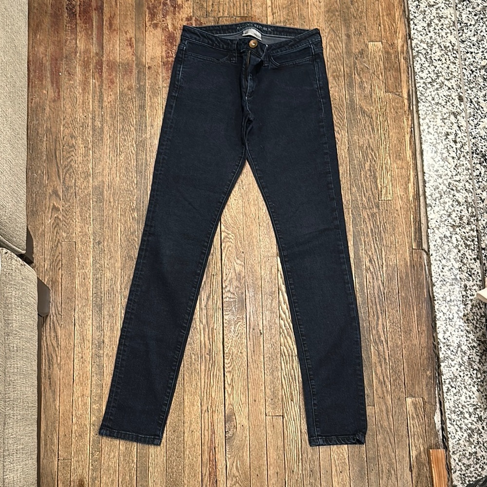 Banana Republic Black Skinny Jeans Sleek Fit